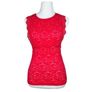 Intimately Free People red lace Sure Thang tank top